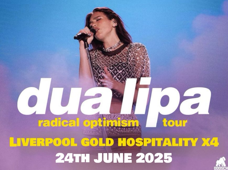 Win 4 Hospitality Dua Lipa Tickets in Anfield For Free